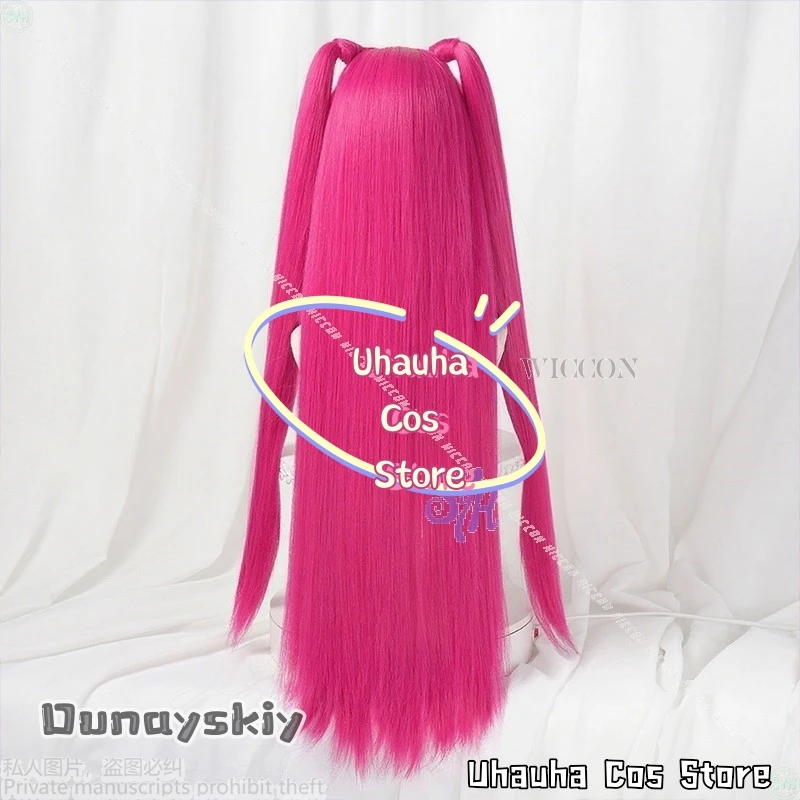 هنتركس كوسفريف كيبوب شيطان الفتيات مجموعة ميرا الوردي الساخن Y2K Kawaii موضة عالية الجودة الباروكات 4 أنماط Fanart حقيبة هالوين تمويه