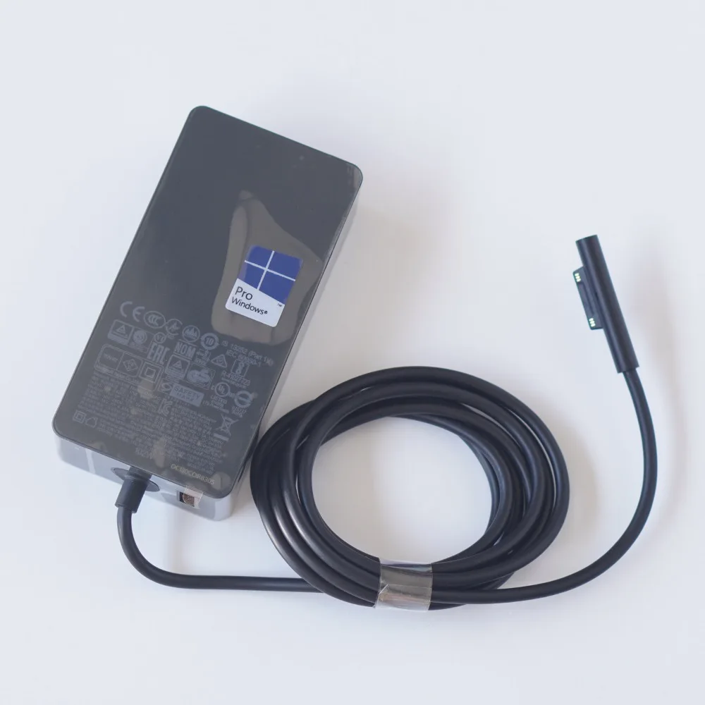 Genuine 65W Laptop Charger 15V 4A Power Adapter For Microsoft Surface Pro 3/4/5/6/7/8/9/X Surface Laptop 6/5/4/3/2/1