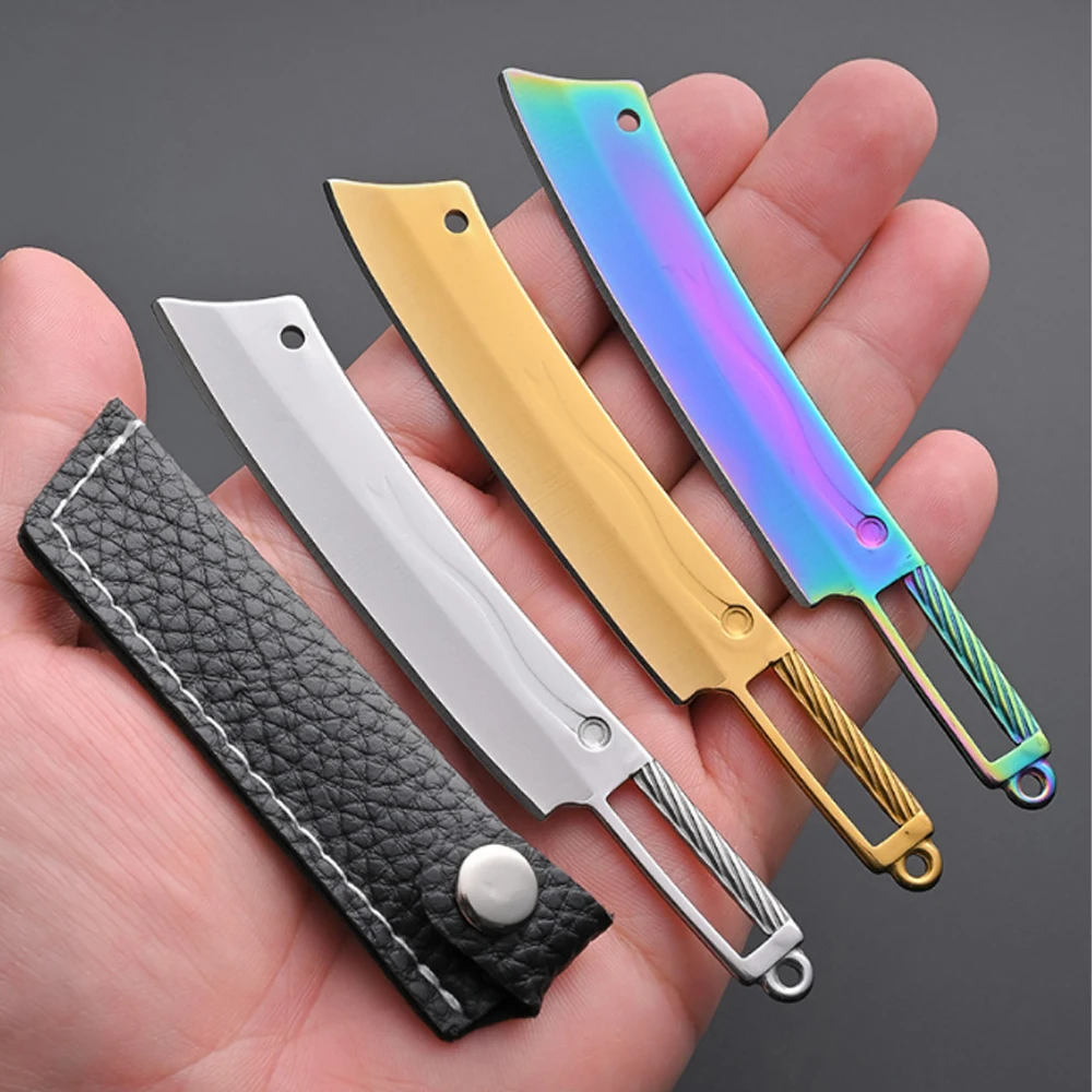 Edc Carry Pocket Knife - Titanium Mini Knife - Portable EDC