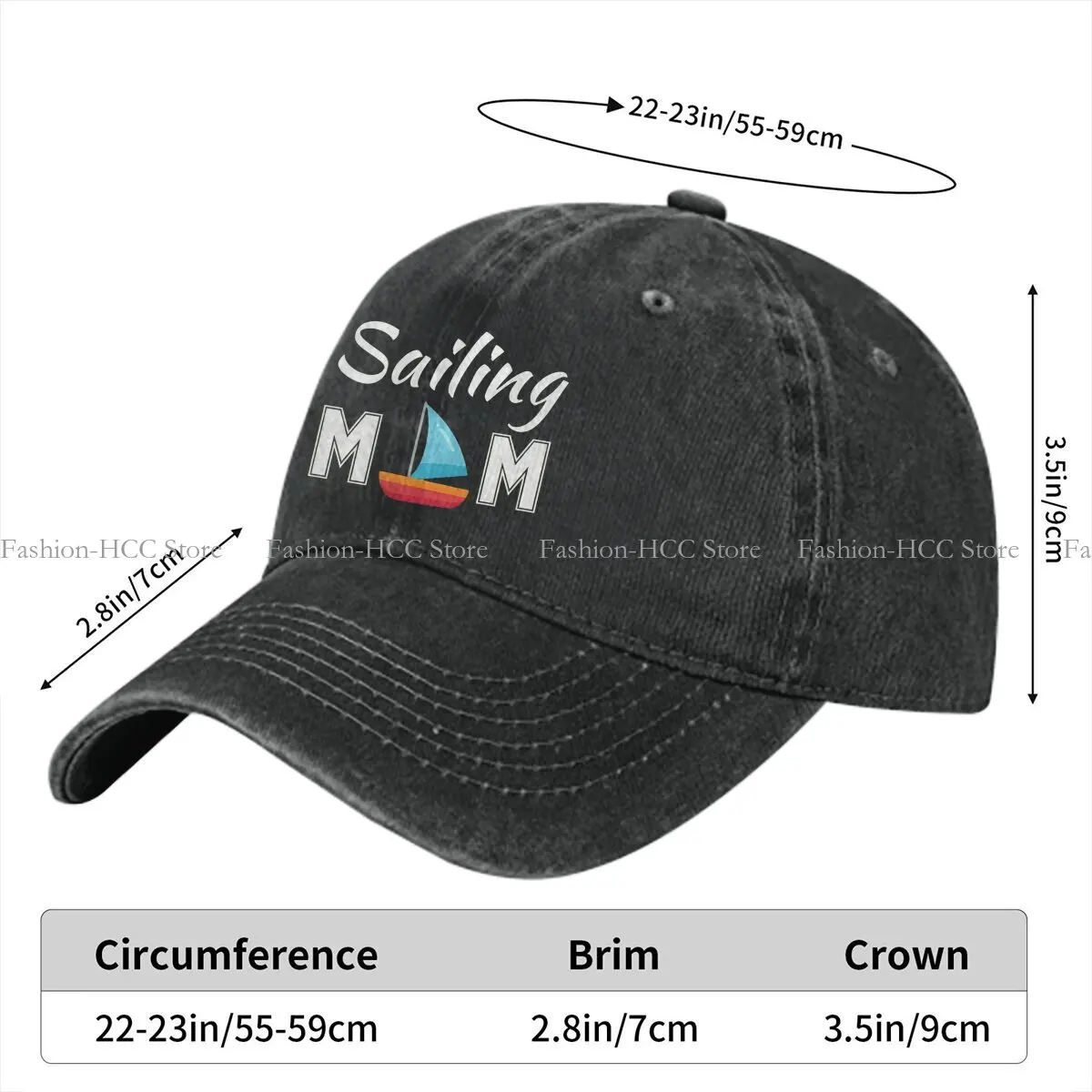 Summer Cap Sun Visor Mom Hip Hop Caps Sailing Cowboy Hat Peaked Hats