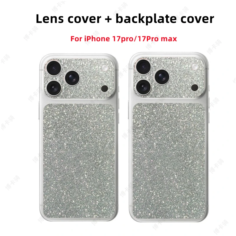 

Для Apple iPhone 17 pro max Flash Diamond наклейка защитная наклейка пленка для iphone 17pro крышка объектива + наклейка на заднюю панель