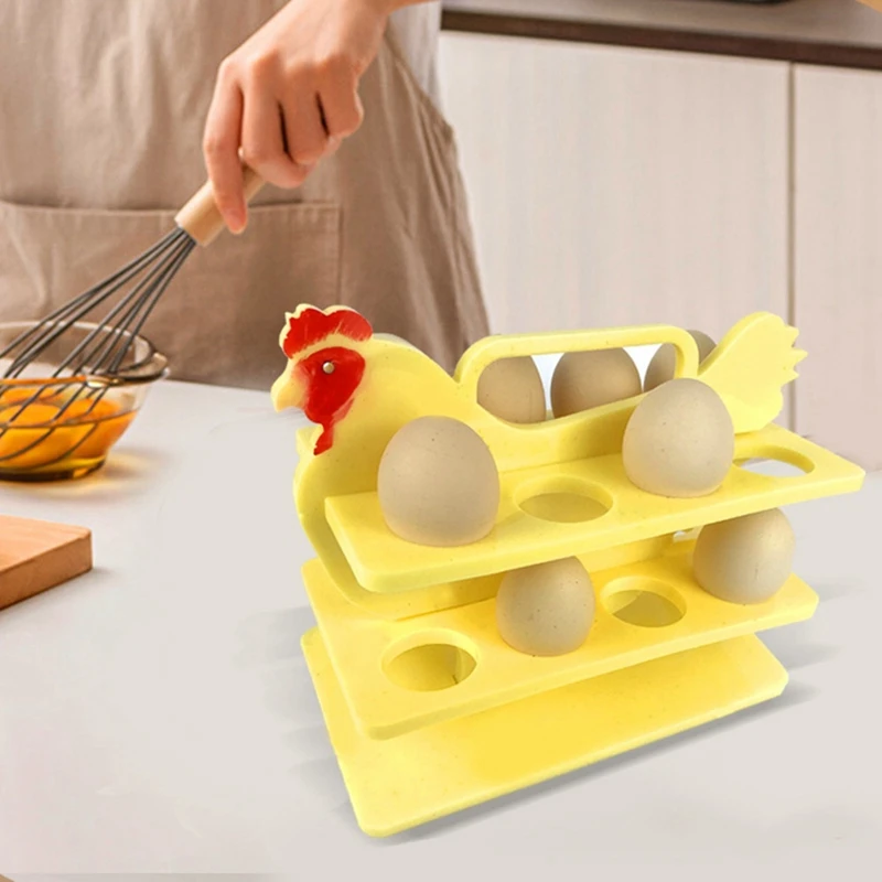 Egg Storage Rack Silicone Mold DIY 3 Layers Round Egg Tray Bracket Storage Box Decorative Silicone Mould For Resin