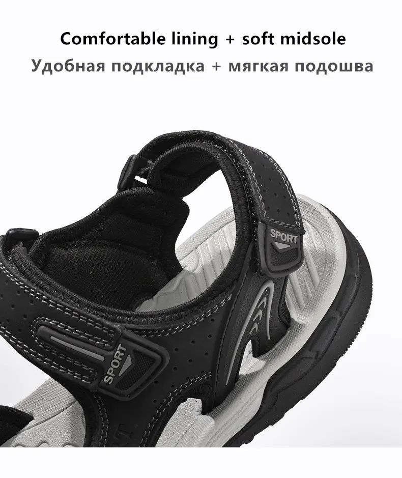Sommer Herren-Sandalen Lässige Bequeme Sandalen 2025 Neue Designer-Sneaker Leichte Outdoor-Sandalen Strandsandalen Herrenschuhe – Detail 8