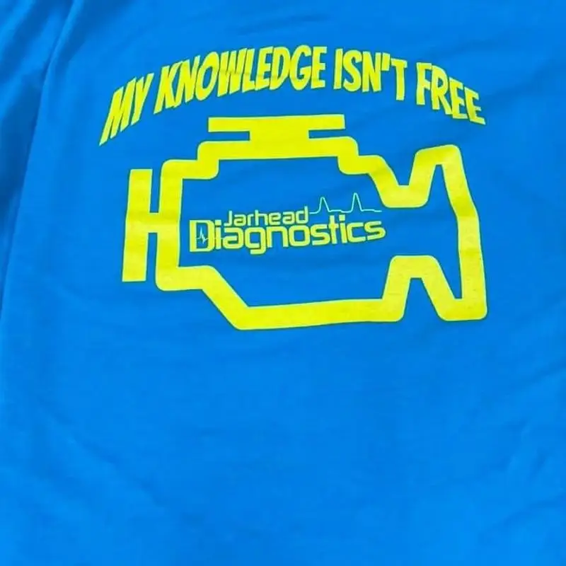 Jarhead Diagnostics My Knowledge Isnt Free T-Shirt