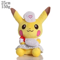 Cute Pikachu Plush Toy Pokemon Charmander Squirtle Bulbasaur Stuffed Doll Eevee Scorbunny Gengar Snorlax Christmas Gifts 3