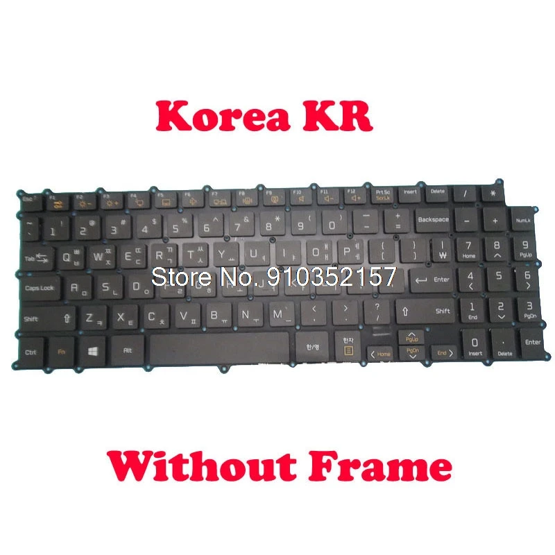 Imagem -02 - Teclado kr Retroiluminado para lg 15z90n 15z980 Aew74029841 18b9b Branco Aew74029851 18b9a Sg-90960-xra Sn38801 Aew73949841 kr Coreano