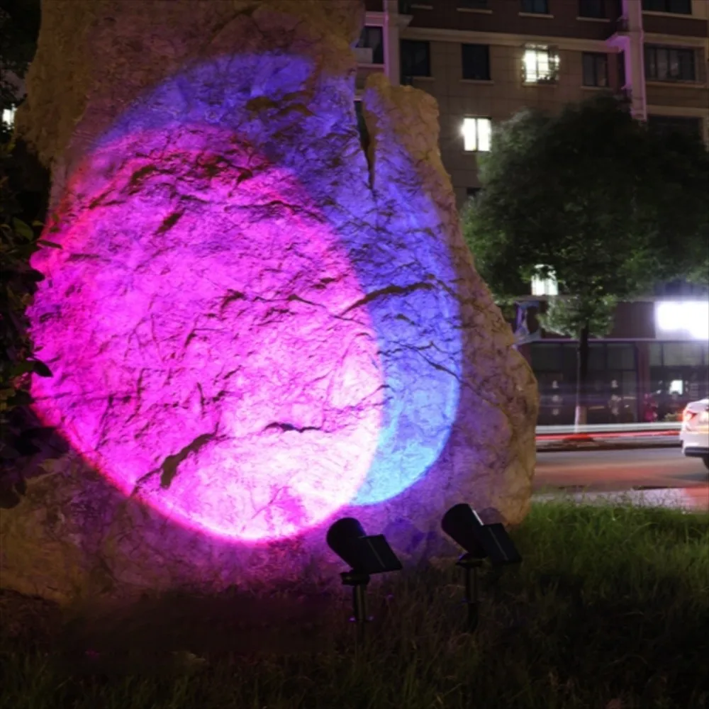 

9/1 LED Solar Spotlights Waterproof Anti-freezing Brightness Adjustable Spot Light Lawn Lights Tree Lights Garden Decor Lamp