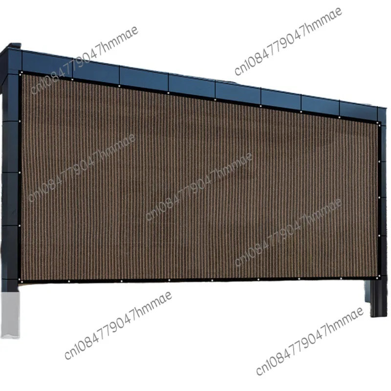 Beige Balcony Mesh Fence Privacy Net Ultra-Fine-Meshed Thickening Sunshade Net Sun Protection Outdoor Insulation