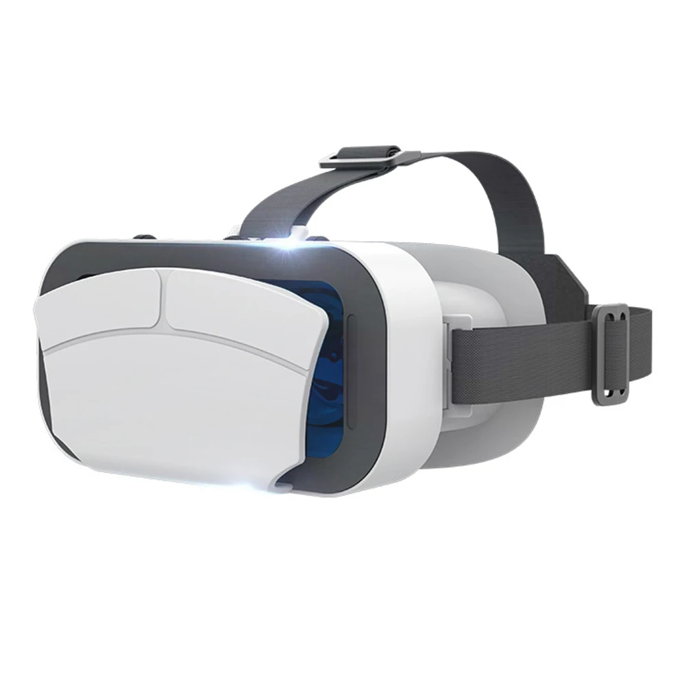 Adjustable VR Headset for Enhanced Mobile Gaming Compatible with For iOS & For Android Smartphones Lightweight Design