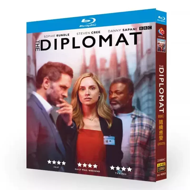 Blu ray Ultra High Definition British Drama BBC Adaptation Diplomacy BD Disc CD Box Chinese and English Traditional