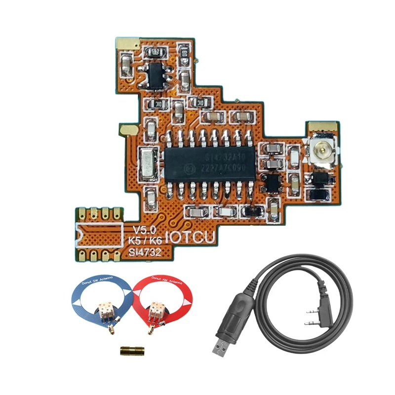 SI4732 V5.0 FPC Modificatie Module + Donut Antenne Voor Quansheng K5 K6 Kortegolf Volledige Band/Enkele Zijband ontvangst