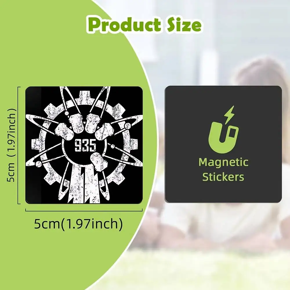 FOR Black Ops Zombies Acrylic Refrigerator Magnets Square Sticker Kitchen Office Decor Creative Birthday Craft Gift