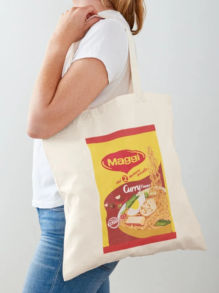 

maggi noodle 2-minute pack: curry flavour Tote Bag Big bag women Eco bag custom tote eco pack