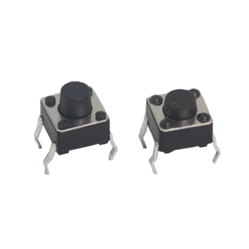 【100-20PCS】4Pin 6*6 Micro Tact Push Button Switches DIP 6x6x4.3/5/6/7/8/9/10/11/12/13/14/15 MM 4.3mm 5 6 7 8 9 10- 30MM