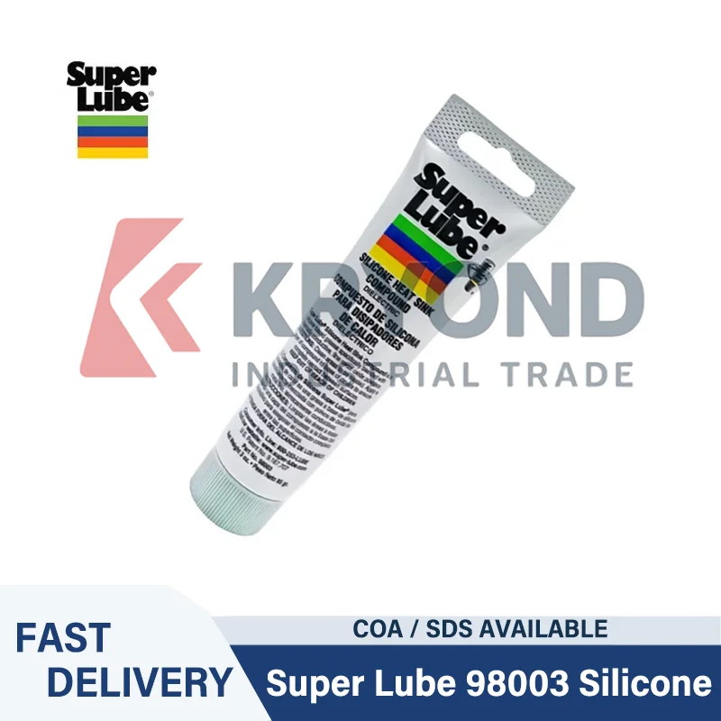 Super Lube 98003 Silicone Lubricant Grease for Rubber Plastic and Metal Components in Valves O Rings and Bearings