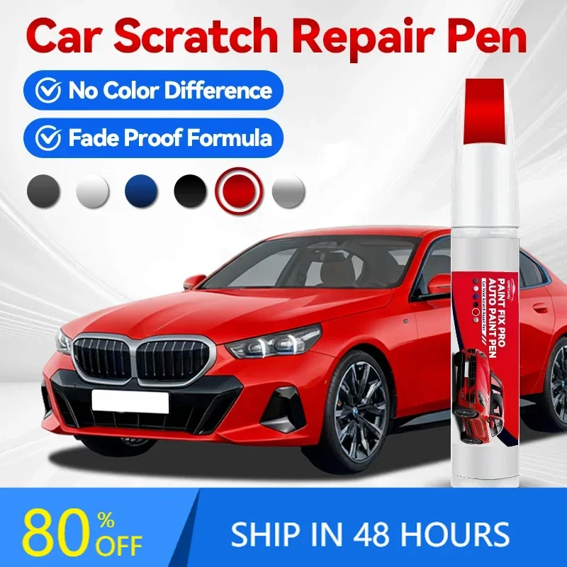 

Ремонтный маркер для автомобильной краски (белый 300, черный 416, красный C57, синий C1M, C3Z, A89) для BMW 5 серии 1972-2025 гг. (для ремонта царапин)