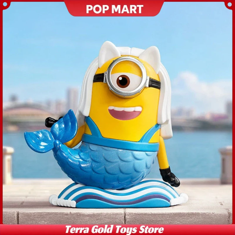 

POPMART Minions Bello World Series Blind Box Kawaii Character Figure Travel Theme Collectible Desktop Decor Girl Birthday Gifts
