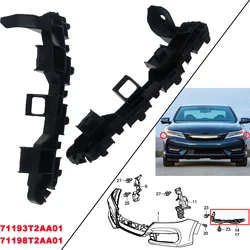Pair Left Right Front Bumper Bracket Beam Mount Support Grille Guide Bracket Retainer For Honda Accord 2013 2014 2015 2016 2017