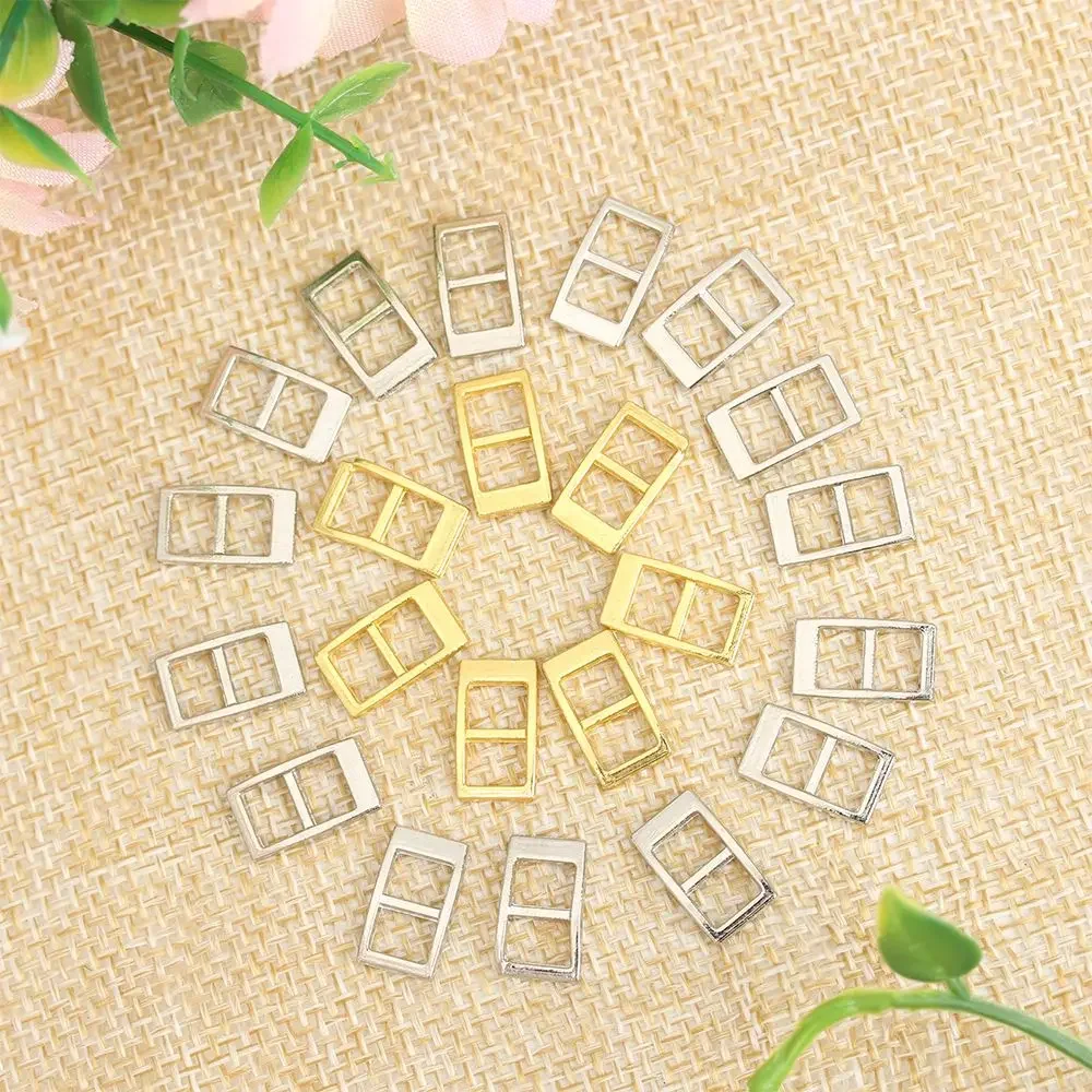20/40pcs Newest 4 Colors Stuffed Toys Diy Dolls Buckles Tri-glide Buckle Doll Bags Accessories Belt Buttons