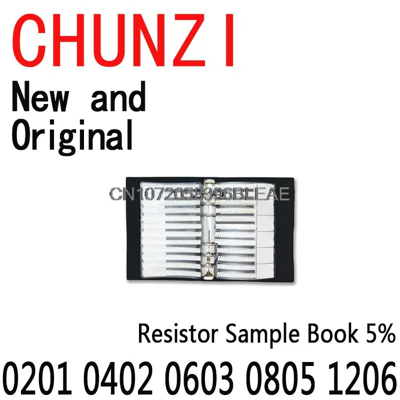 

4250PCS 8500PCS 8850PCS Resistor Sample Book Ibuw 5% SMD Assorted Kit 10K 100K 1K 1R 100R 220R 0201 0402 0603 0805 1206