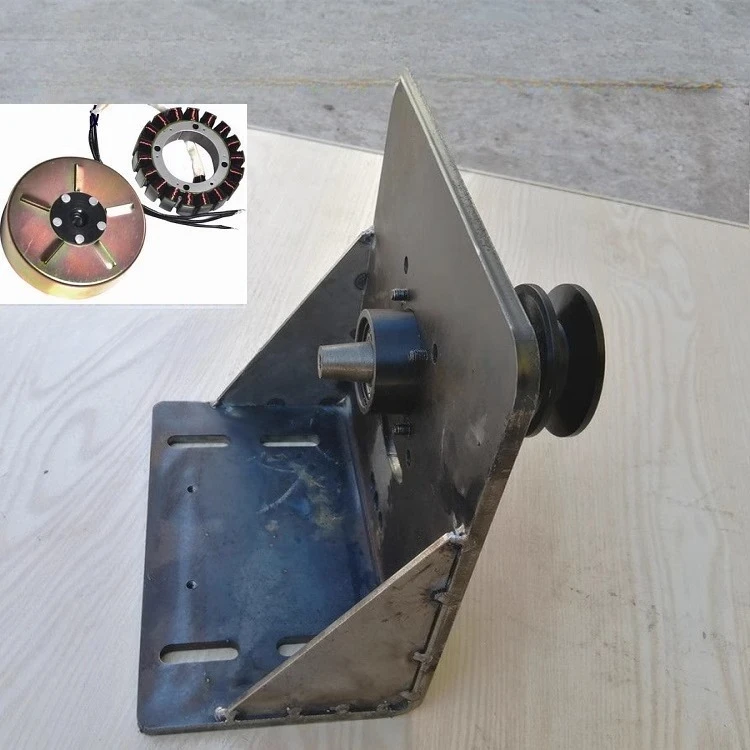 

Universal Range Extender Generator Bracket Mounting Kit with Pulley - Fits2000W to8000W Generators,Heavy Duty Steel,Customizable