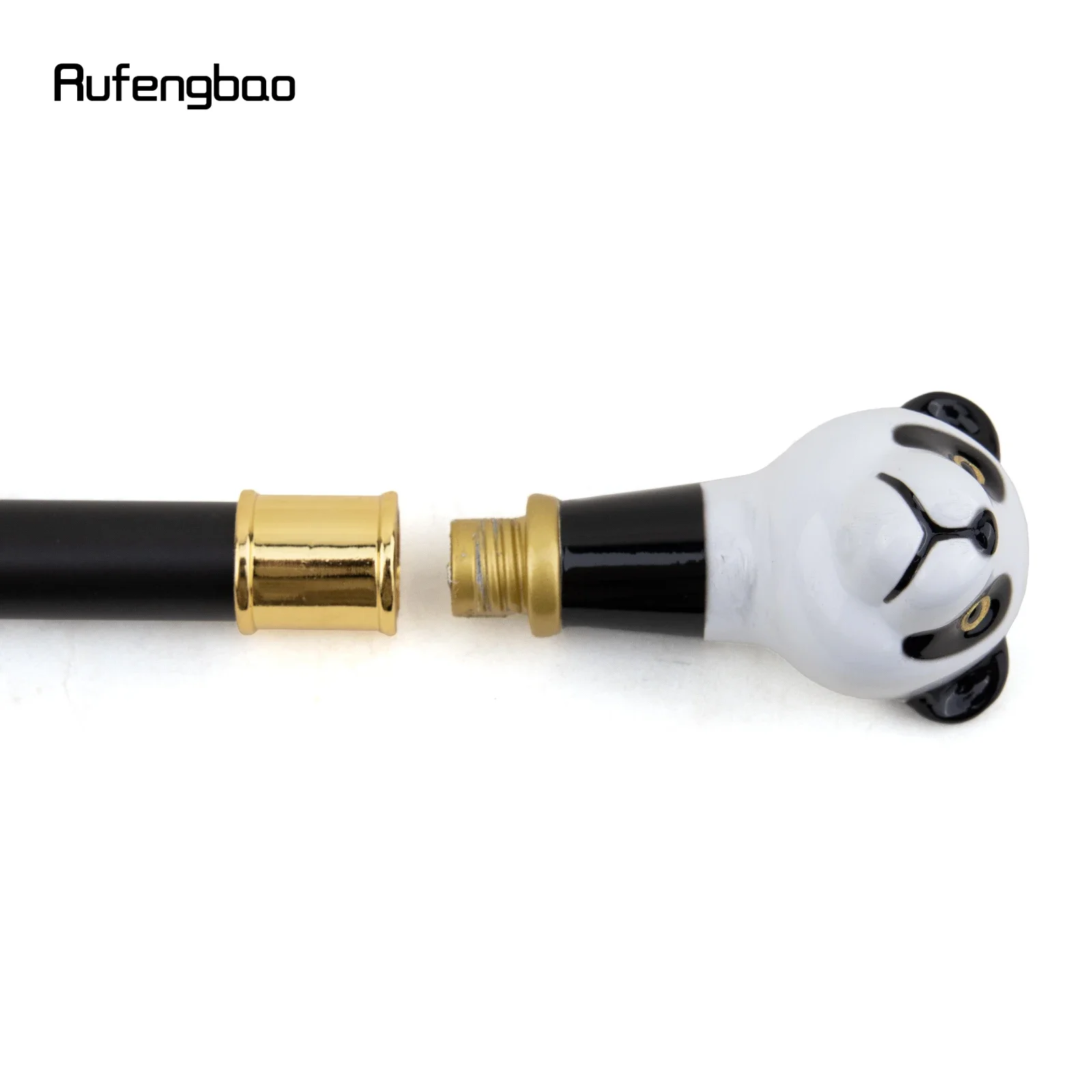 أسود أبيض الباندا واحد مشترك عصا المشي الزخرفية تأثيري حزب المألوف عصا للمشي هالوين Crosier 93 سنتيمتر