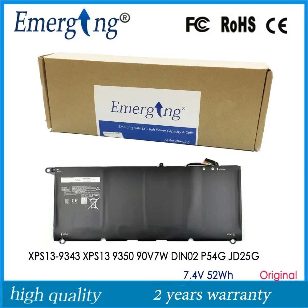 

7.4V New Laptop Battery JD25G For DELL XPS 3 (9343) (9350) 90V7W JHXPY 5K9CP JD25G