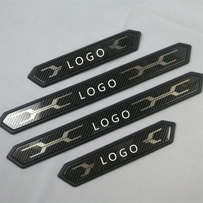 For Toyota RAV4 2019-2022 car welcome pedal threshold guard plate door sill guard Scratch protection car accessories