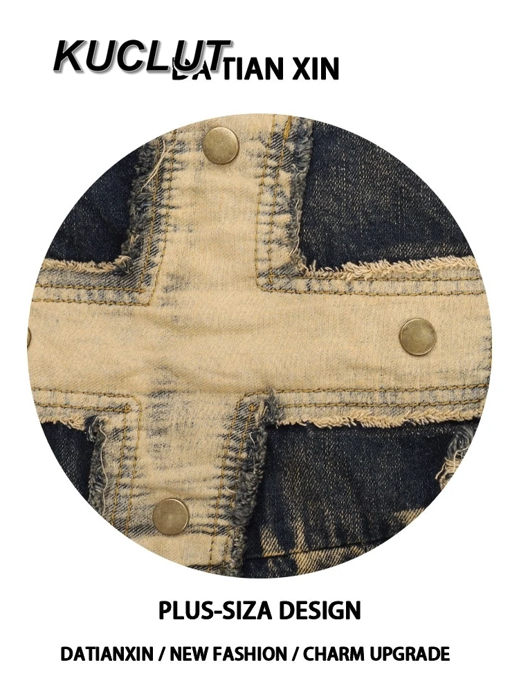 Vintage gerafelde zoom denim rok voor dames Amerikaanse retro Y2K Design Sense Niche Girl A-lijn casual rokken zomer herfst