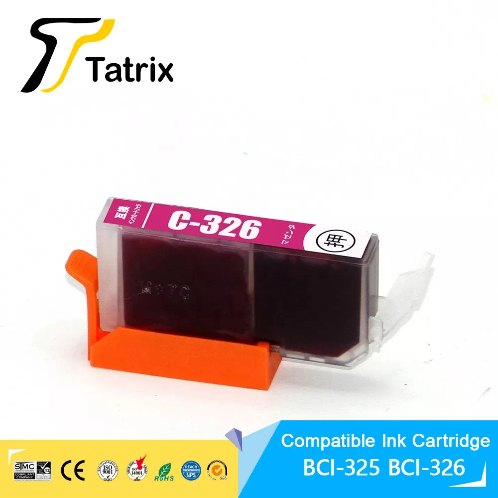 Tatrix BCI 325 326 BCI-325 BCI-326 خرطوشة حبر متوافقة مع الألوان المميزة لطابعة Canon PIXUS IP4830 IP4930 IX6530