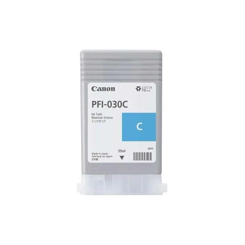 Canon PFI030 Cyan Original ink cartridge-3490C001 PFI030C tintasycartuchos.com