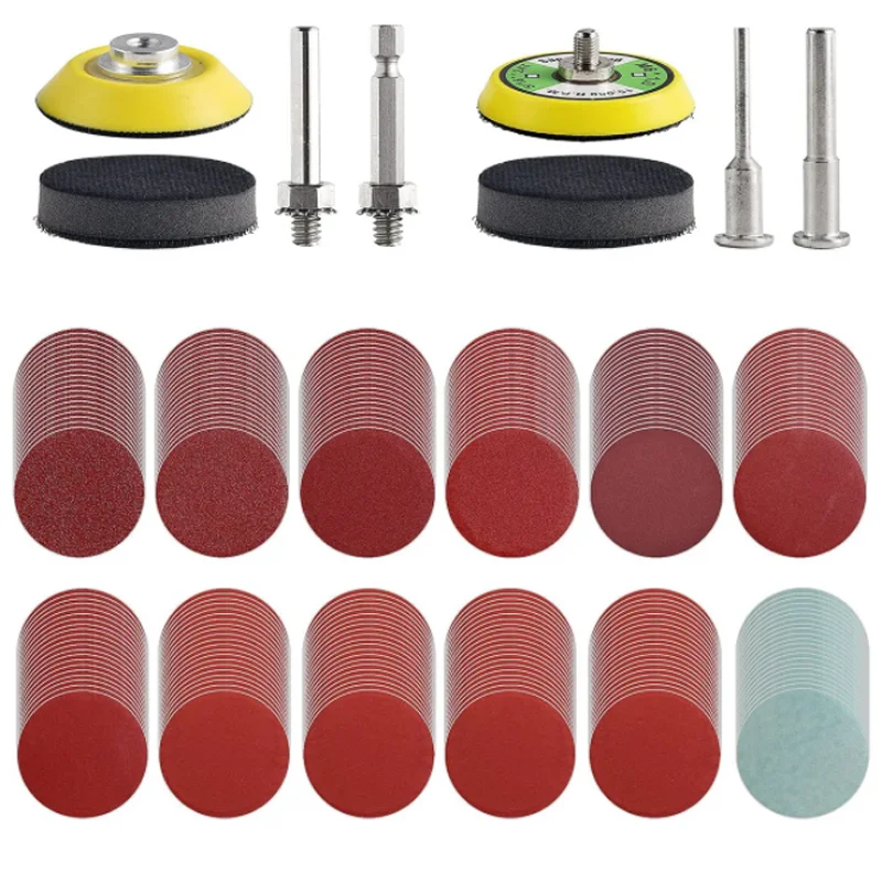 240Pcs 2Inch 50mm Sanding Discs Pads Set 80-3000 Grit Abrasive Polishing Pad Kit For Dremel Rotary Tool Sandpapers Accessories