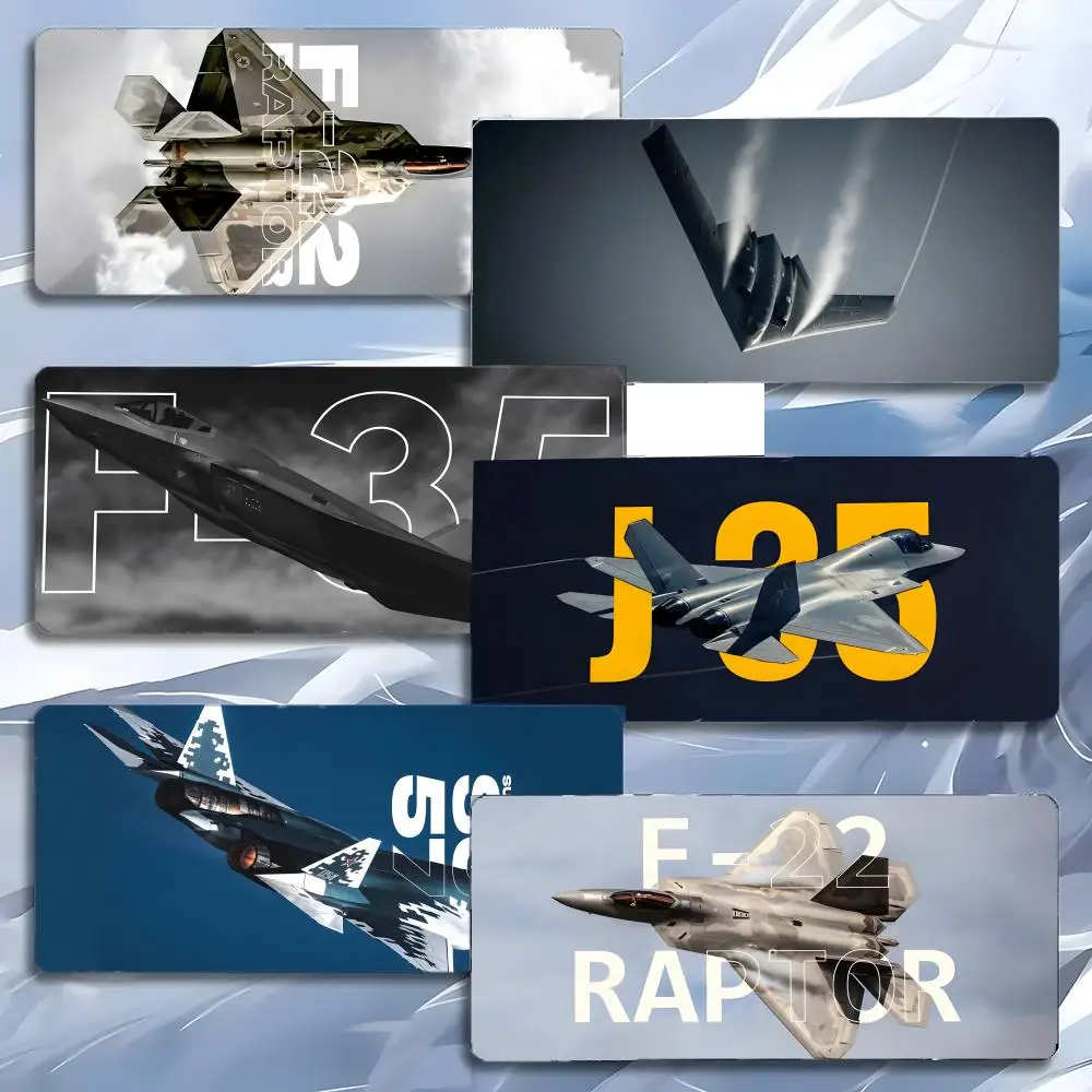 equipment powerful F-Fighter Jet Mouse Pad Mousepad Large Gaming LockEdge Thickened PC Table Desk Mat