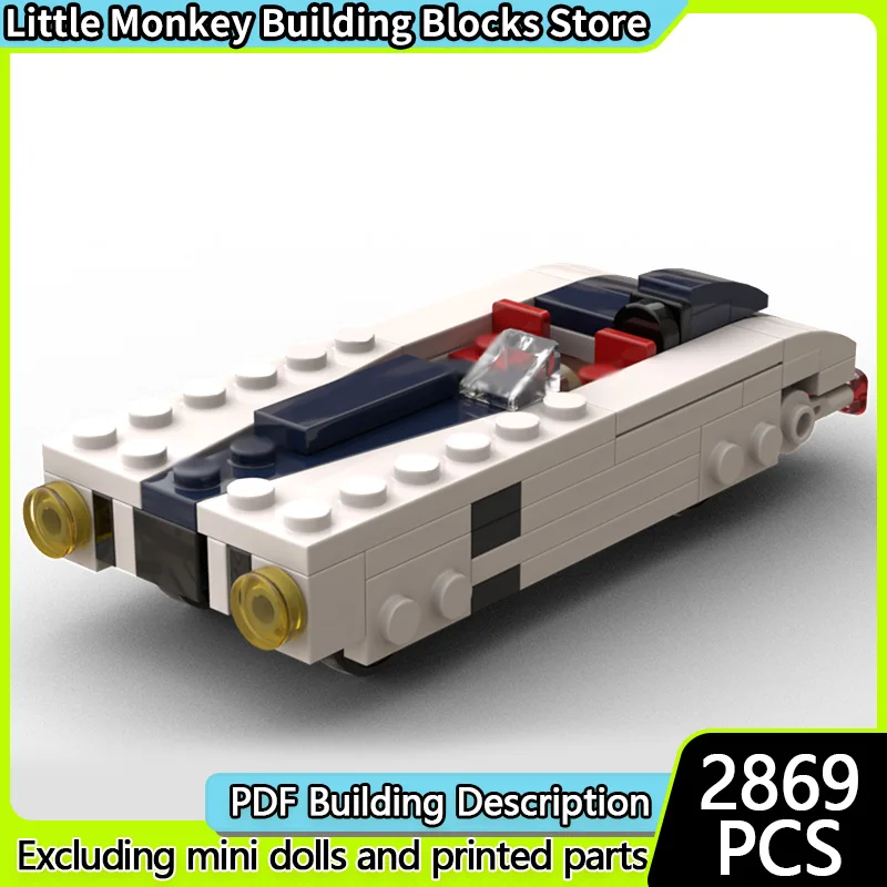 

Speed Racing Car Model MOC Building Bricks Retro Sports Car Modular Technology Children Holiday Gifts Assemble Toys Suit