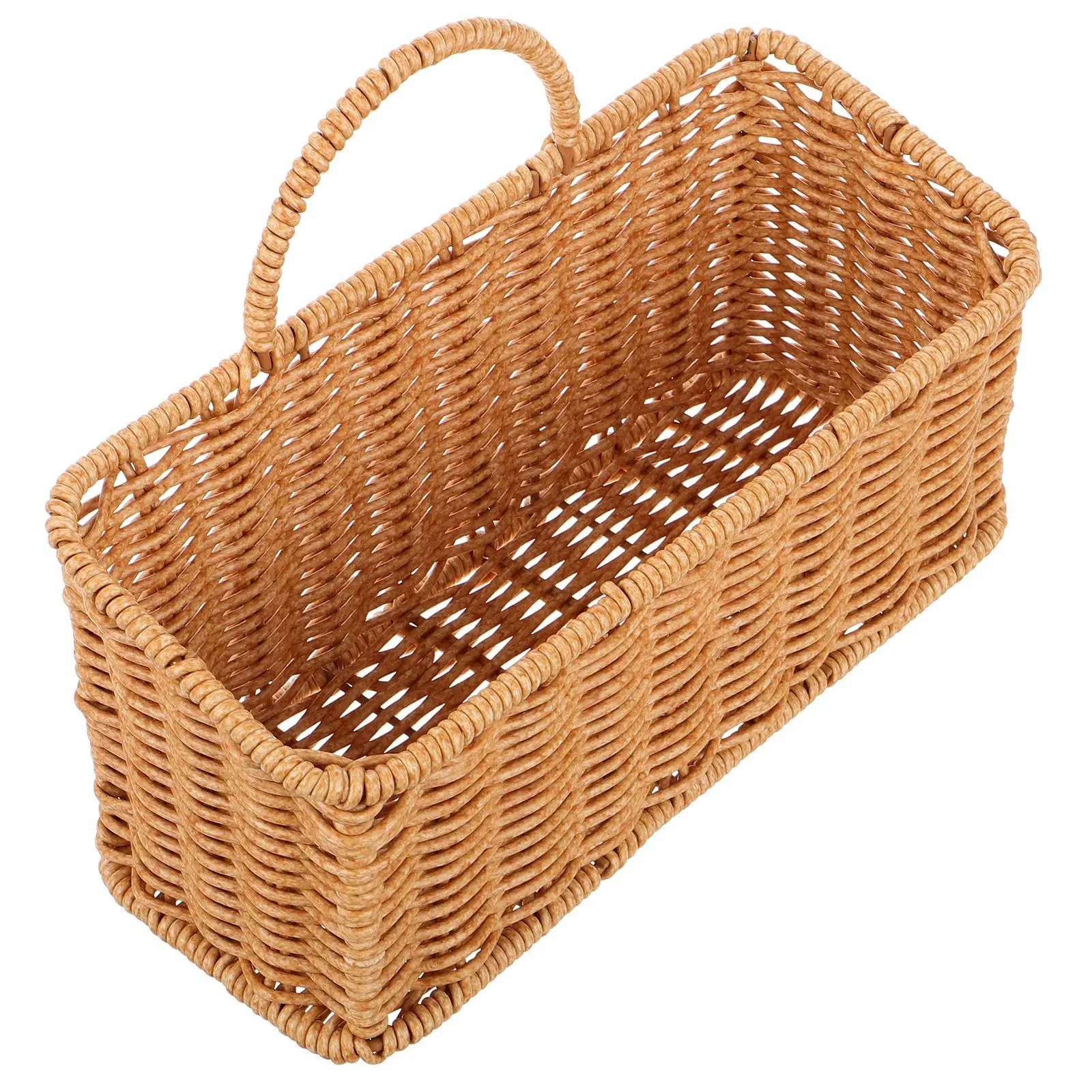 

Wall Hanging Basket Vintage Rattan Hanging Basket For Door Kitchen Garlic Boho Woven Organizer Portable Retro