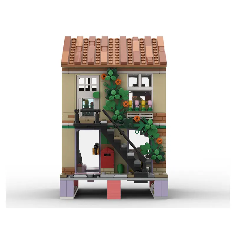 

Строительный блок MOC MOC Street View Series, модель музыкального магазина, кирпичные игрушки, частицы, креативное образование, Juguetes, рождественские подарки, 640 шт.