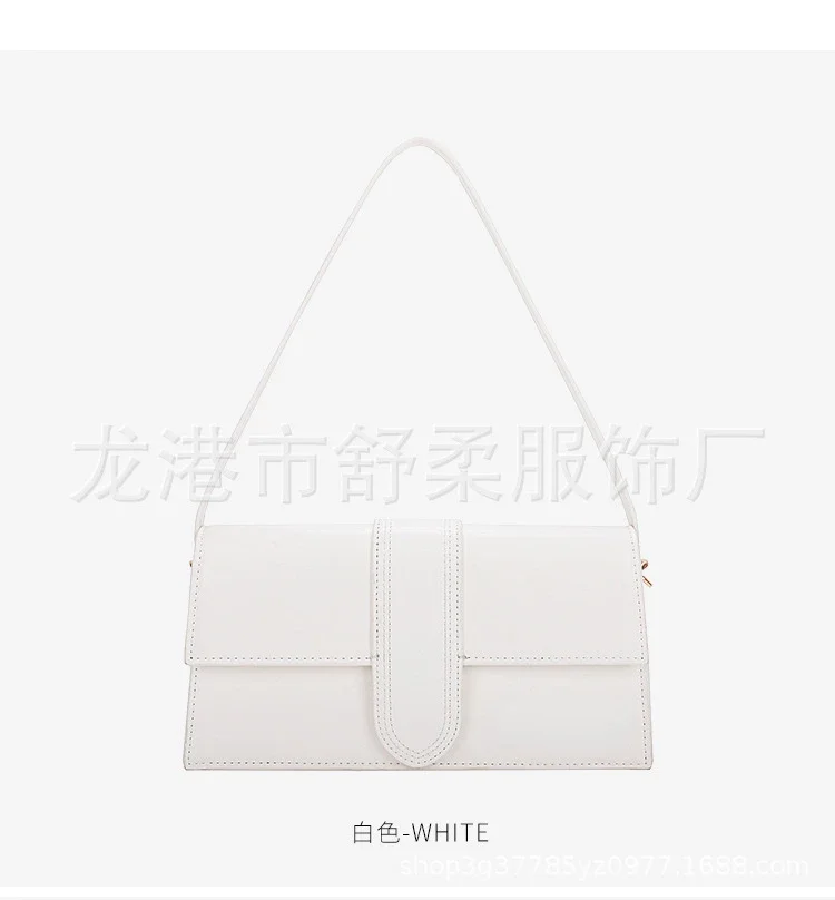 2024 Spring New Vintage Buckle Fashion Women Y2k Underarm Shoulder Bag Commuter Trendy Purses and Handbags Niche Designer Bag