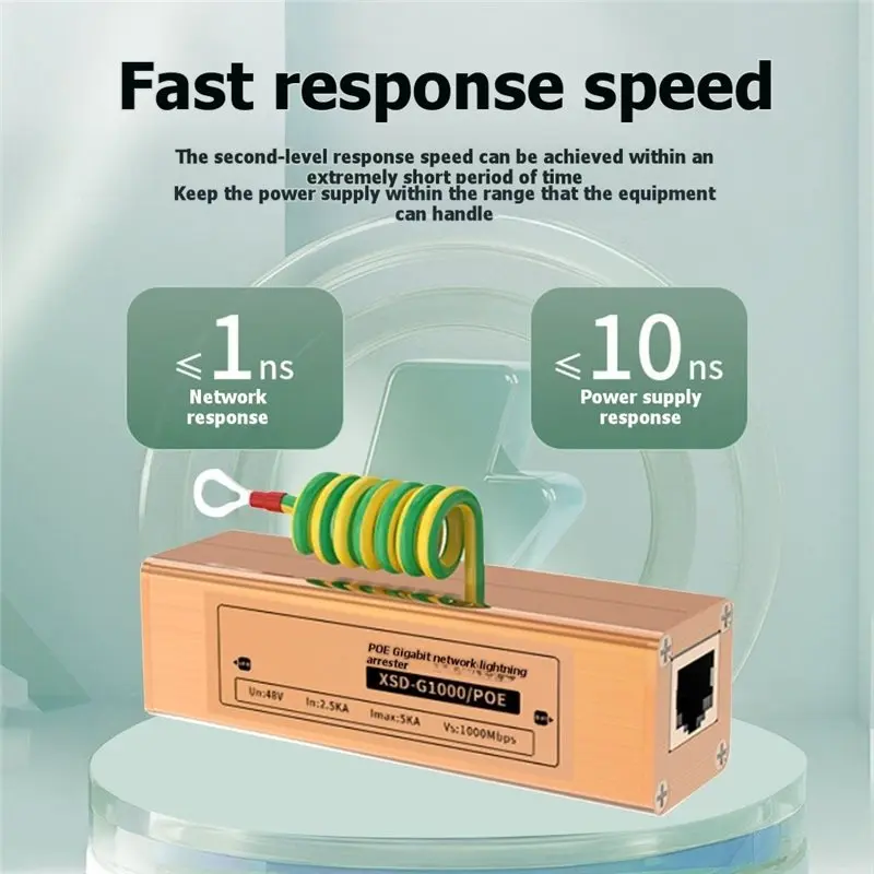 A23F-POE Gigabit Protection Device Protector Domestic Surge Arrester Network Surge Protection Device