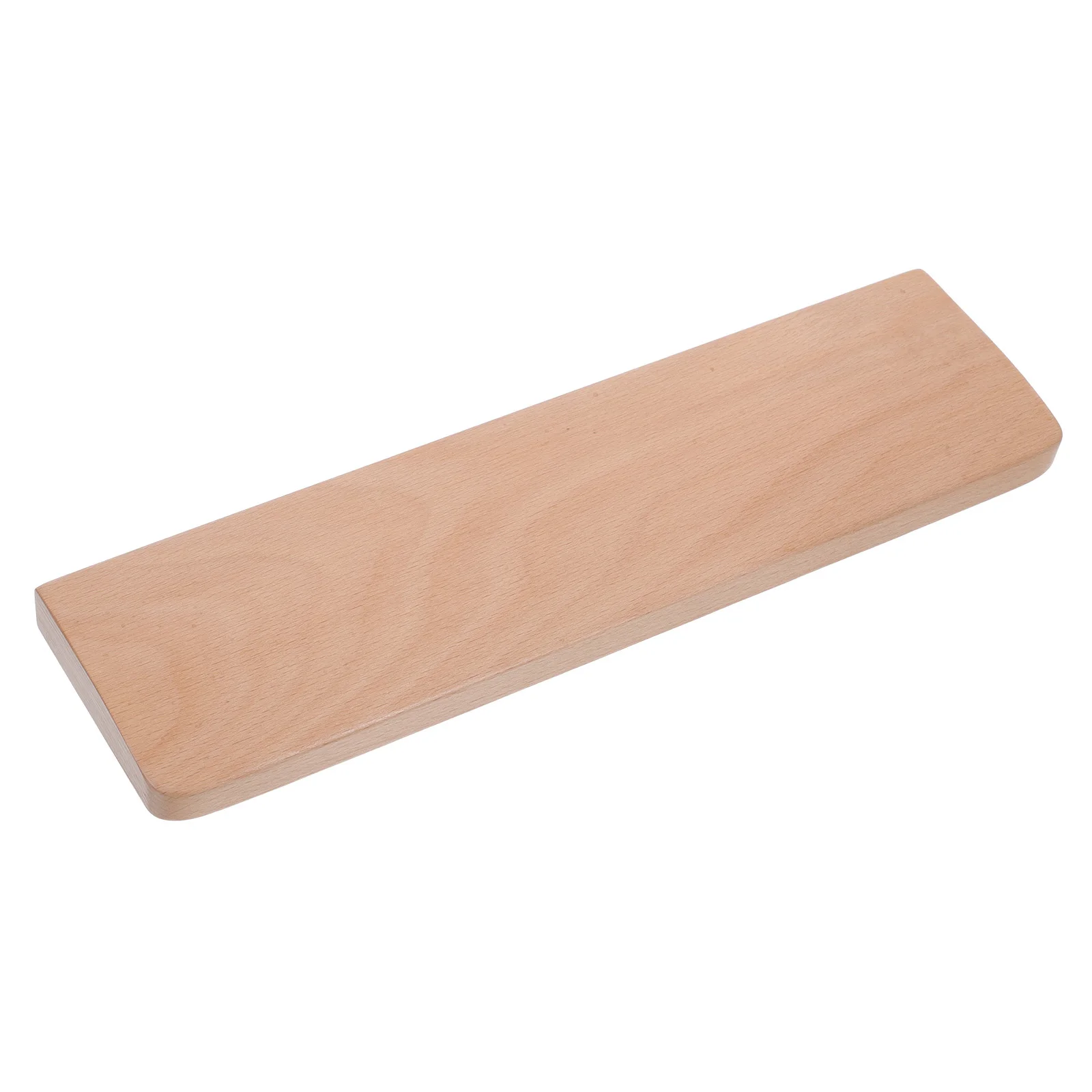 

Wood Keyboard Wrist Rest Beech Ergonomic Sloped Design Anti Slip Pads Comfortable Typing Gaming Computer Wrist Support