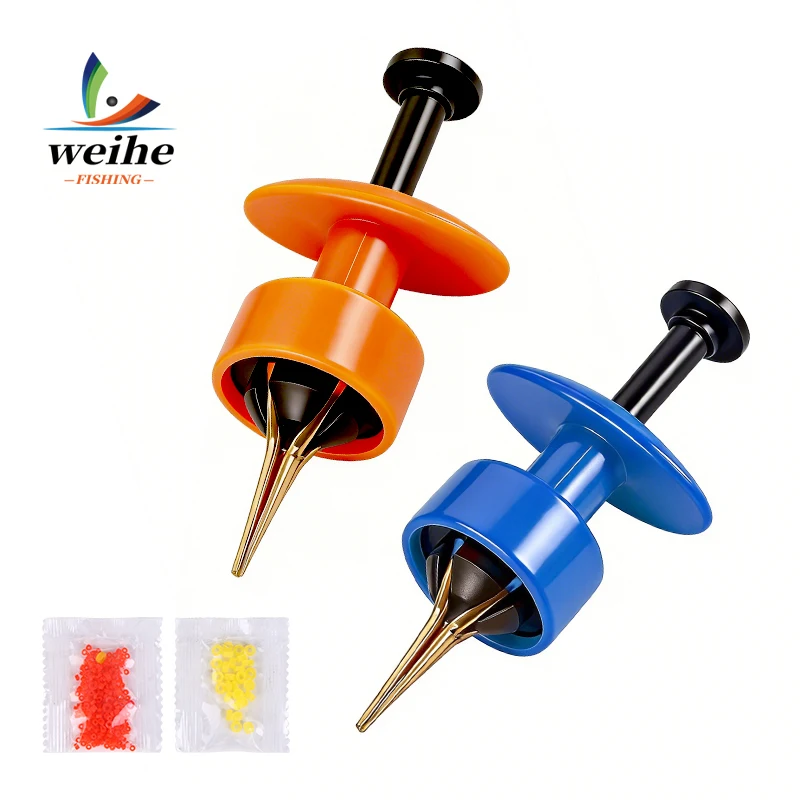 WEIHE Roter Wurm-Clip & Pellet-Clip Köderwerkzeug Angelzubehör