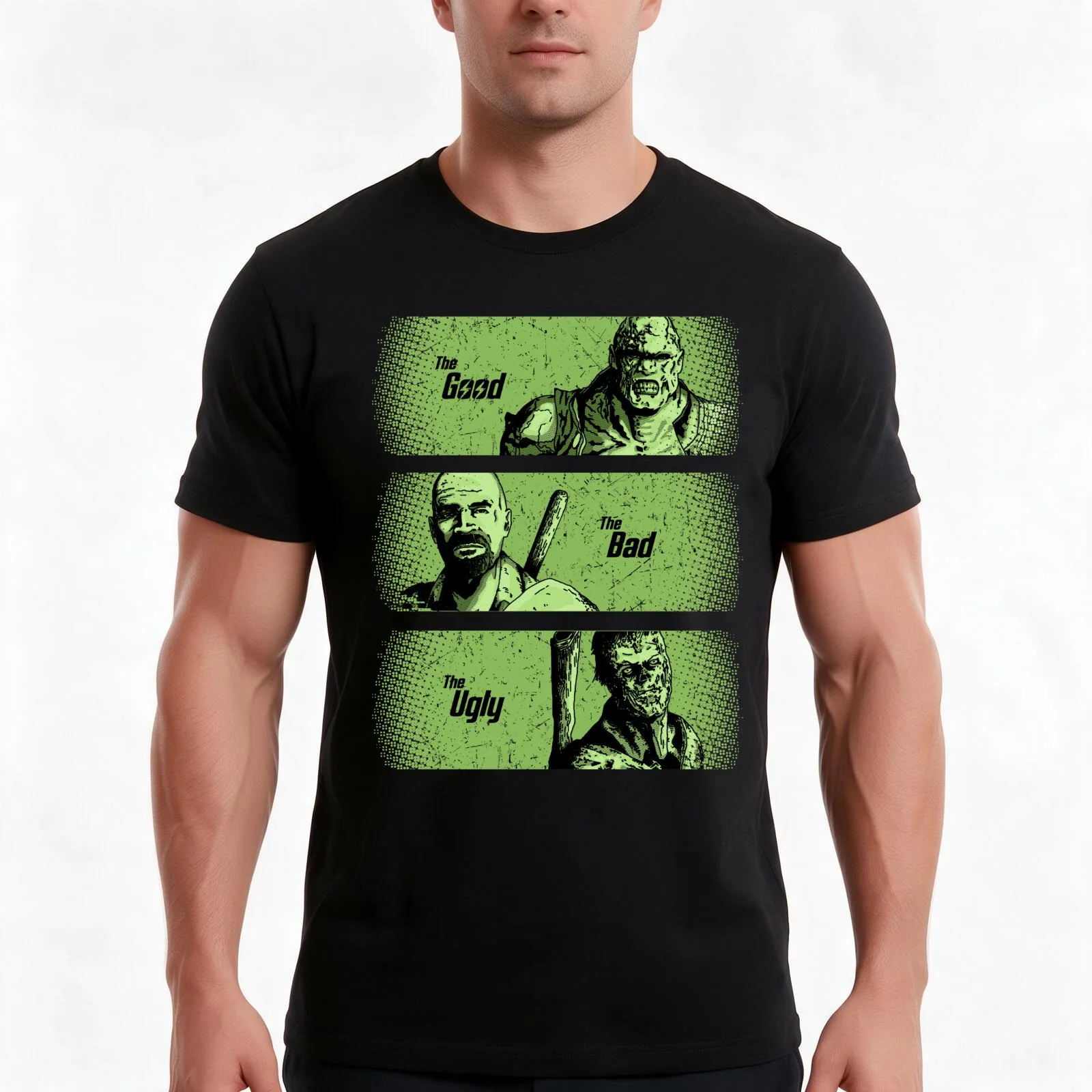 The Mutant, The Raider, The Ghoul T-Shirt, Summer Casual Cotton Tee, Oversized Streetwear Tops, Vintage Graphic Print