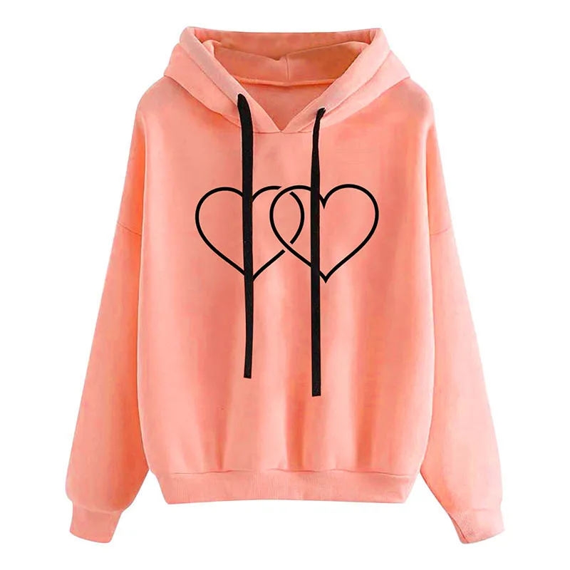 New Hoodies Women 2025 Autumn Pocket Long Sleeve Pullover Hooded Sweatshirts Loose Top Casual Sportwear Female Hoodie Streetwear