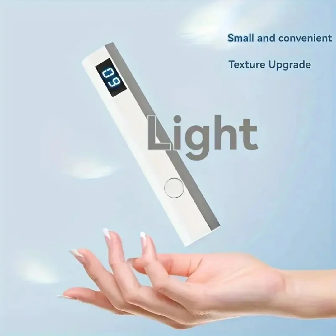 Handige draagbare nageldrogerlamp UV/LED nageluitharding Alle gellak Nail Art Tool USB oplaadbare sneldrogende nagellamp