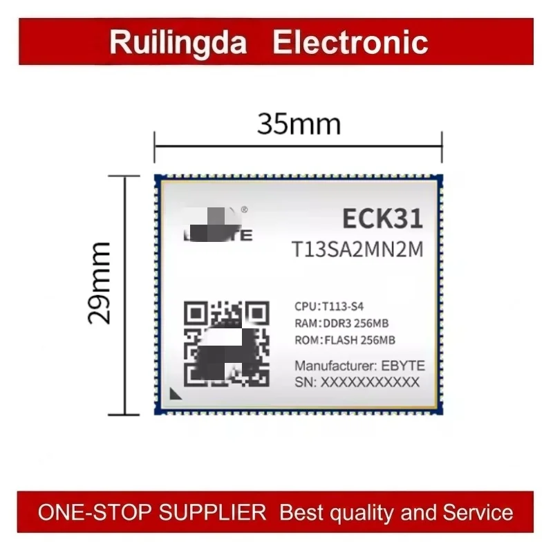 Allwinner T113-S Core Board EBYTE ECK31-T13SA1ME8G ECK31-T13SA1MN2M ECK31-T13SA2MN2M Dual-core Cortex-A7 Cortex-A7 RISC-V