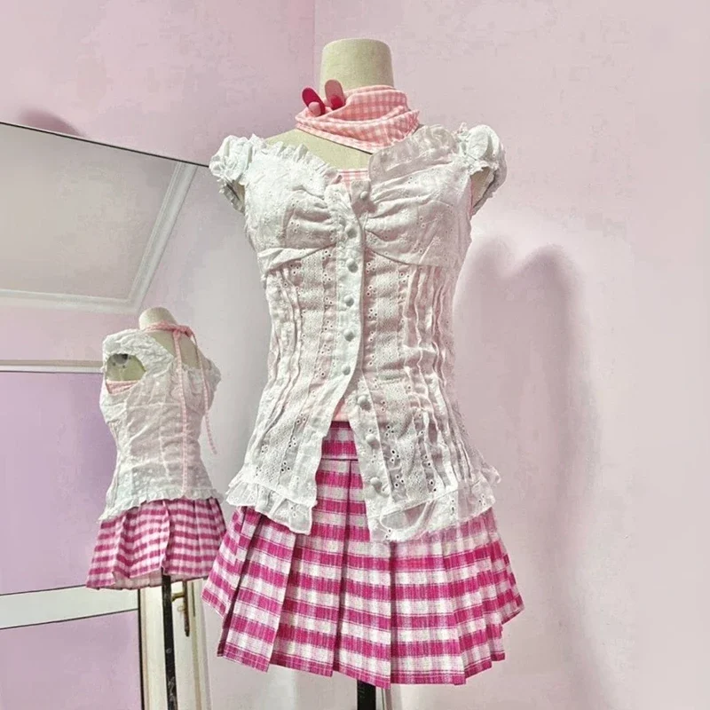 

Anime Komatsu Nana Cosplay Costume Adult Women Girls Lolita Skirt Suit Pink Outfit Halloween Party Uniform