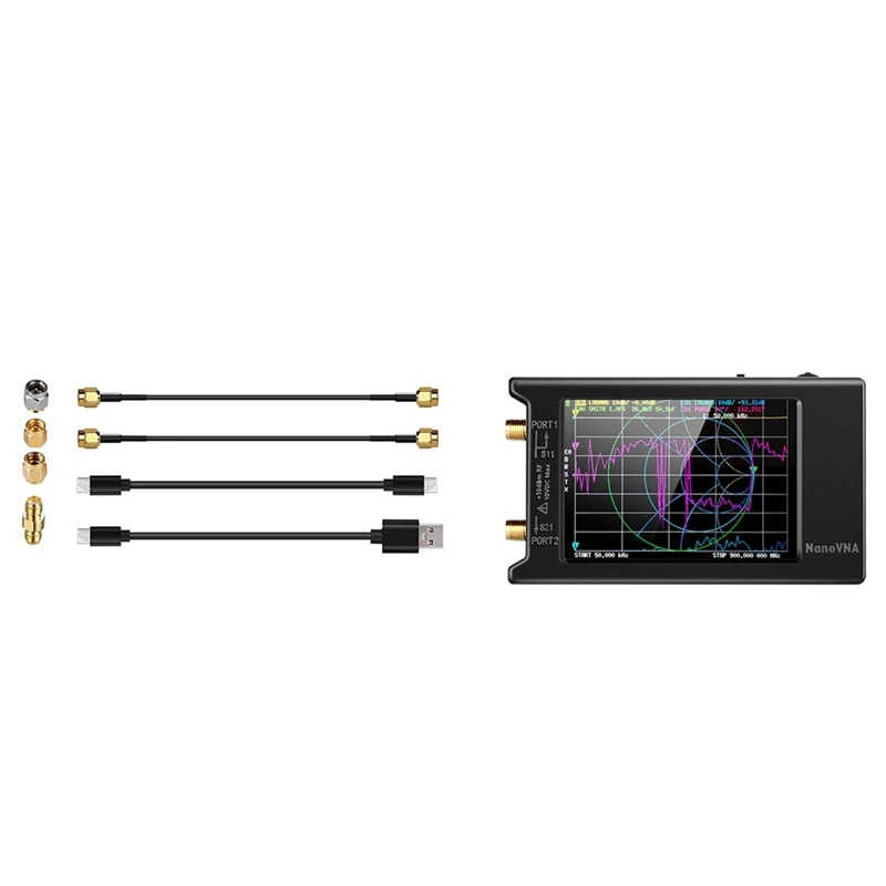 

Векторная сетевая антенна JHD-Nanovna-H, анализатор 10 кГц-1,5 ГГц, MF HF, VHF, UHF с корпусом, слот для SD-карты, цифровой нано-строестер