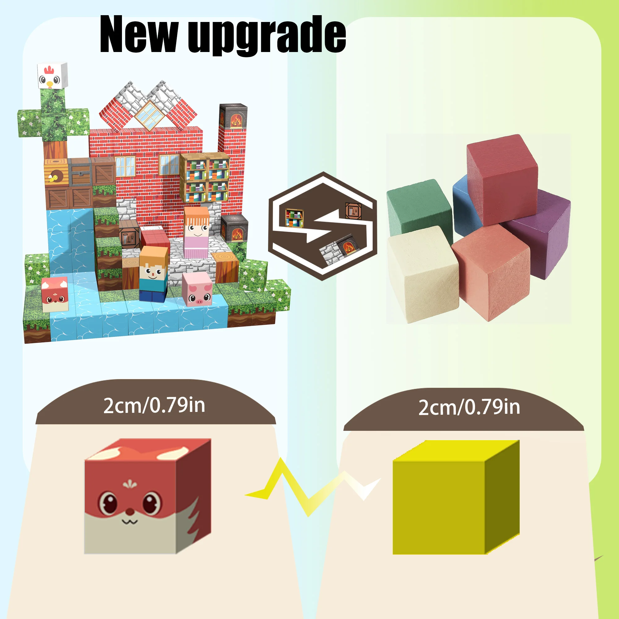 Ensemble de blocs de Construction magnétiques avec animaux et figurines, jouets STEM de Construction de maison 3D pour enfants âgés de 3 à 8 ans, jeux éducatifs, 108 pièces