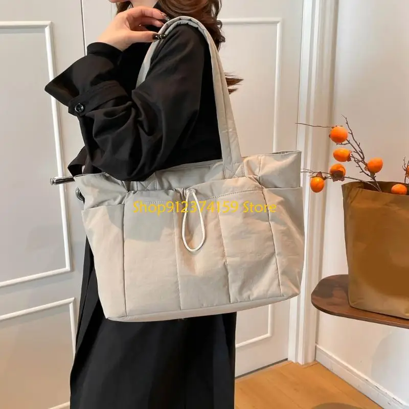 

G5AE Элегантная пуховая сумка Просторная сумка через плечо для повседневного использования и повседневной жизни