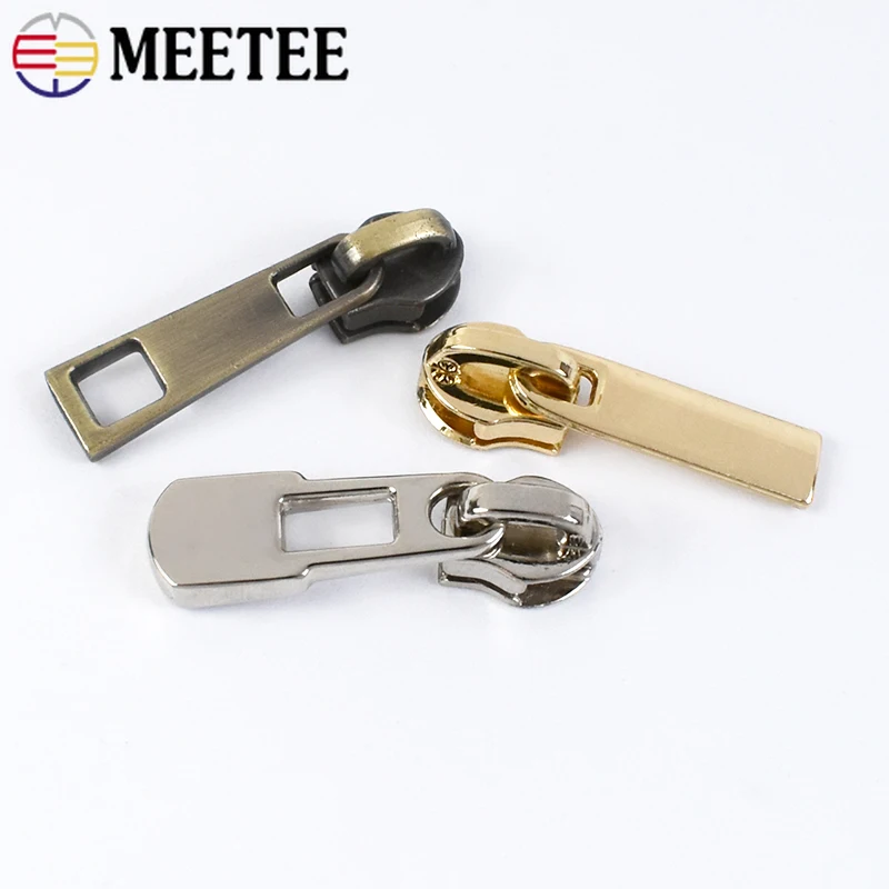 

10-50Pcs 3# Nylon Zipper Pull Head Bag Wallet Sewing Zippers Slider Clothes Decor Zip Cursor DIY Ziper Replacement Accessories