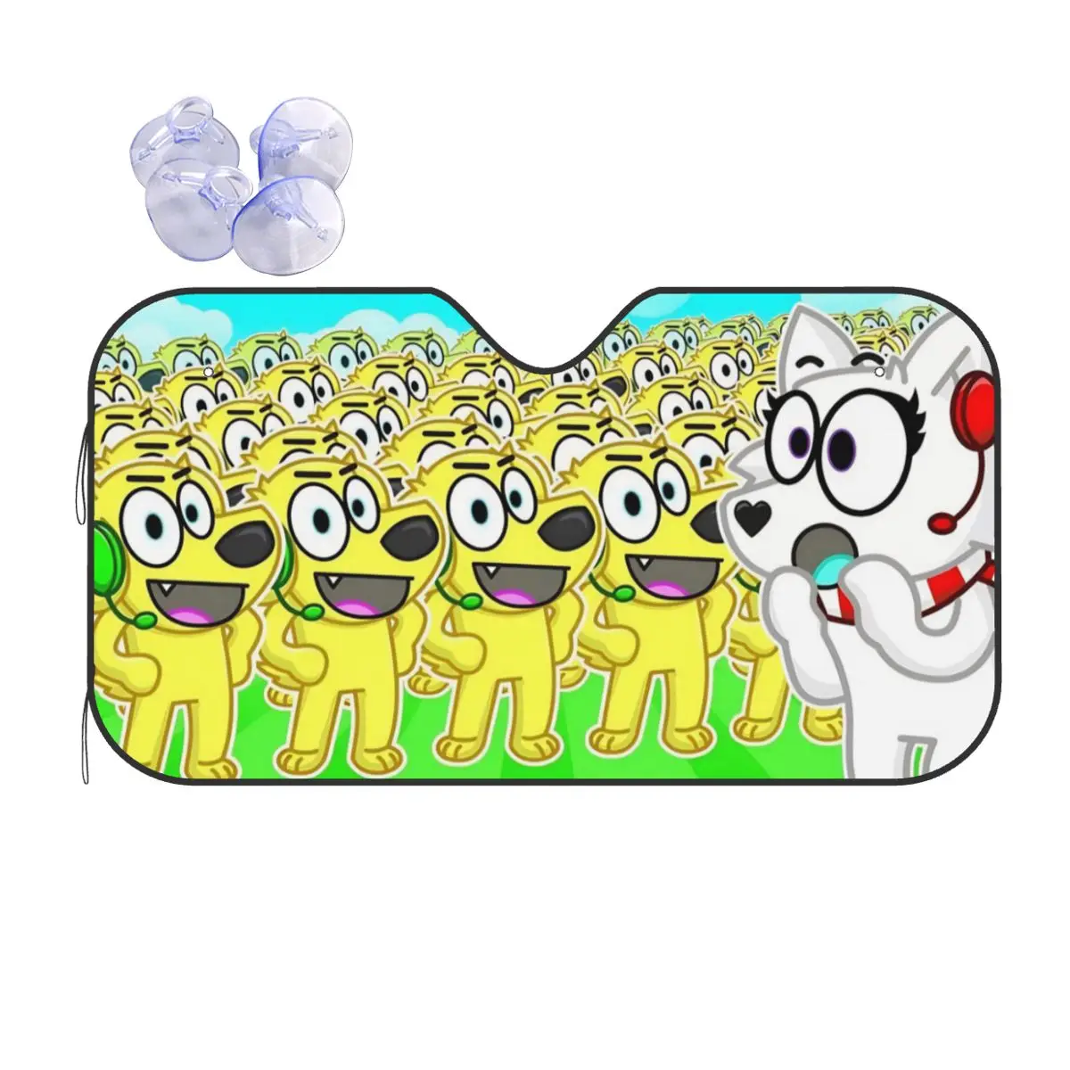 

Tylers And Snowis Game Складной солнцезащитный козырек для ветрового стекла 70x130 см, фольга, крышка для лобового стекла автомобиля, теплоотражатель